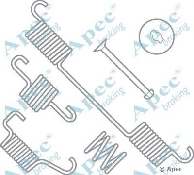 APEC BRAKING kit993 -  Комплектующие, тормозная колодка